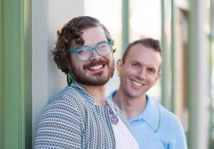 two members of the lgbtq community who met admissions criteria for treatment heal together in rehab