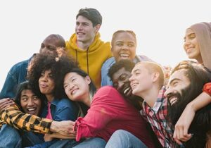 alumnx of an lgbtq addiction treatment program meet to show each other support and care